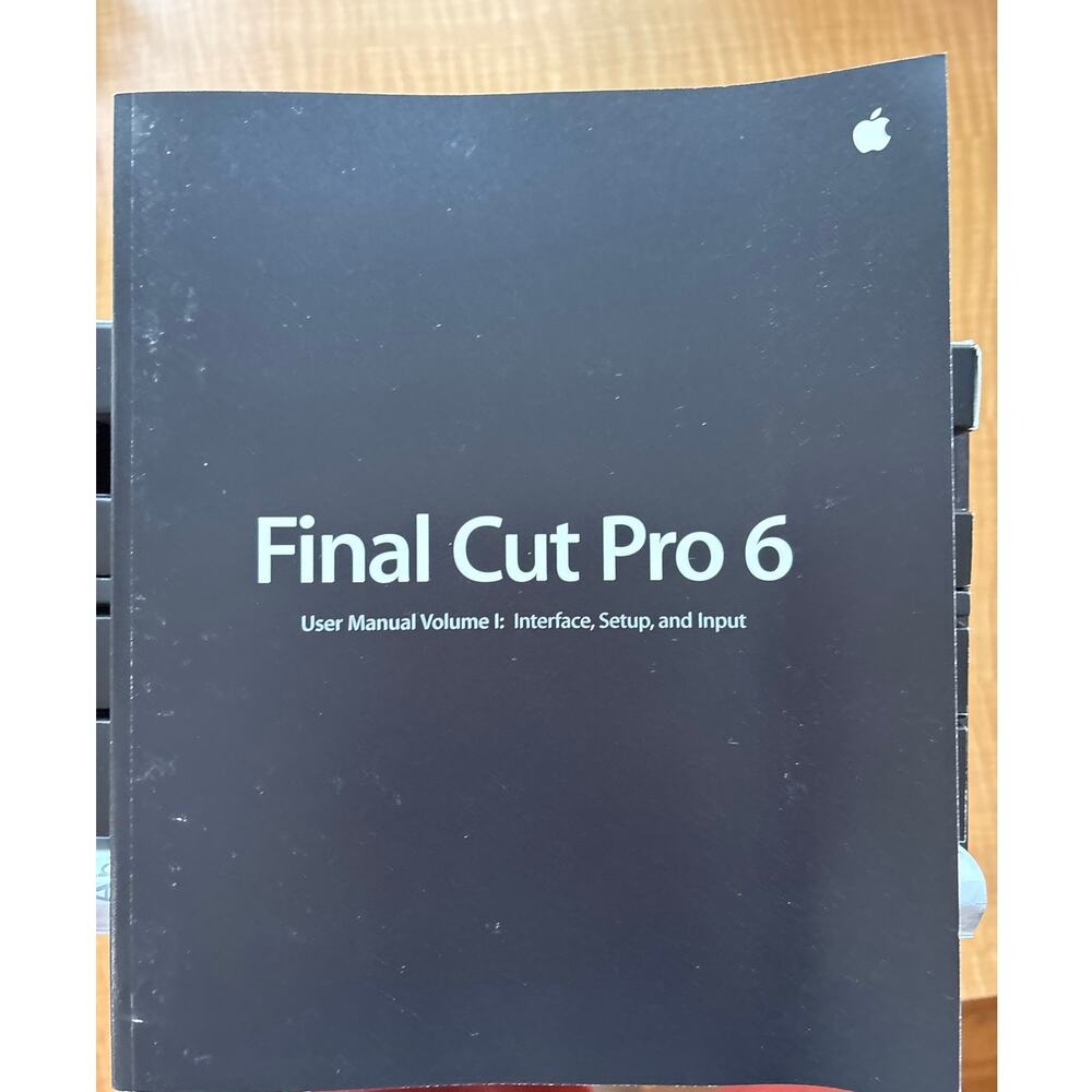 Original Apple Final Cut Pro 6 User Manuals Complete Set Box